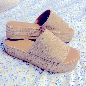 Coconuts by Matisse Tan Woven Sandals